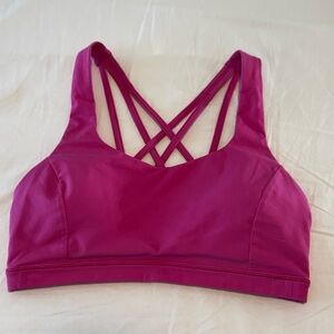 Lululemon Magenta Sports Bra